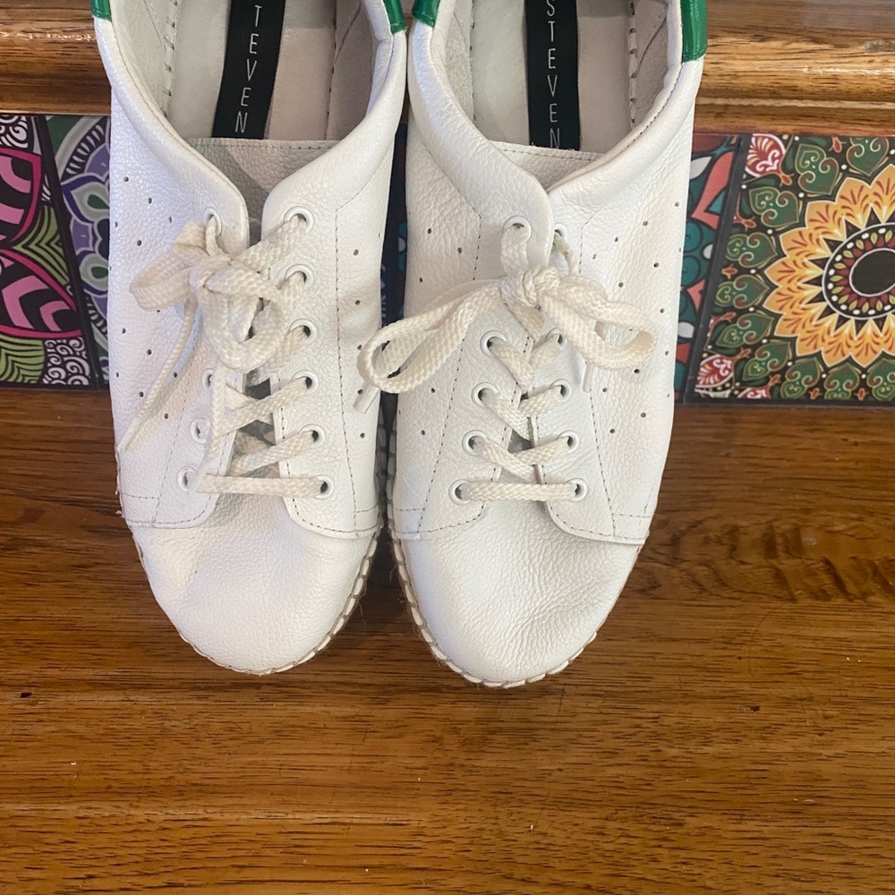 STEPHEN by STEVE MADDEN high espidrille sneakers💚 - Picture 9 of 11